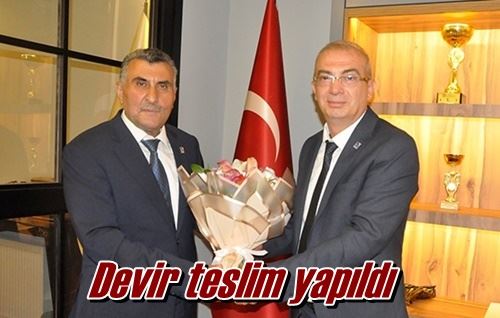 Devir teslim yapıldı