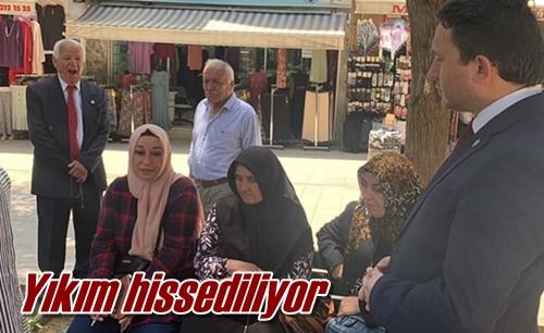 Yıkım hissediliyor