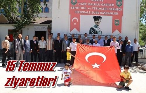 15 Temmuz ziyaretleri