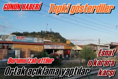 Esnaf o karara karşı