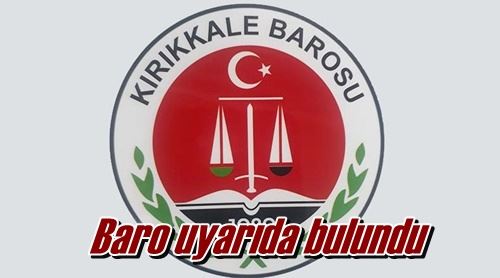 Baro uyarıda bulundu