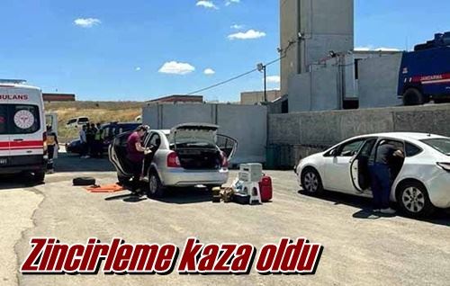 Zincirleme kaza oldu