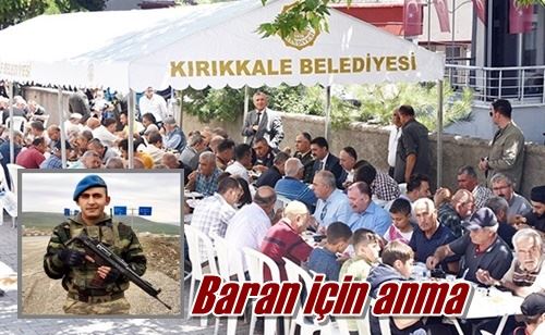 Baran için anma