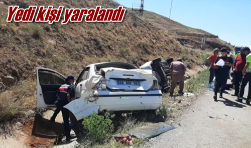 Yedi kişi yaralandı