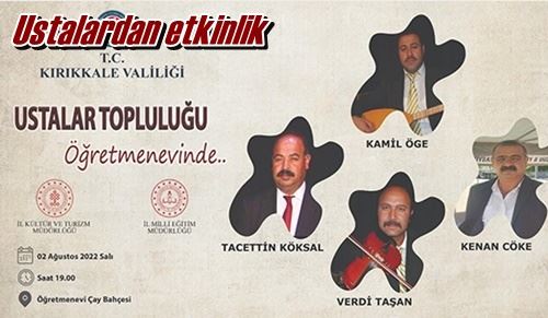 Ustalardan etkinlik