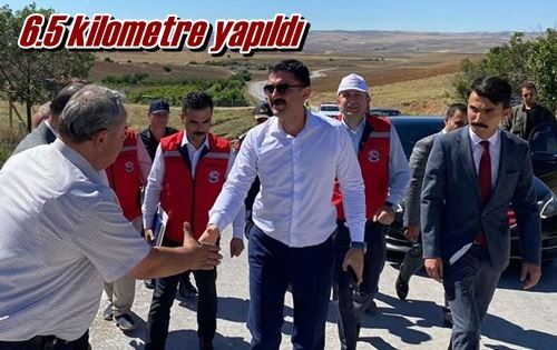 6.5 kilometre yapıldı