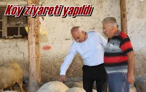 Köy ziyareti yapıldı