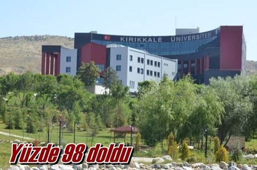 Yüzde 98 doldu