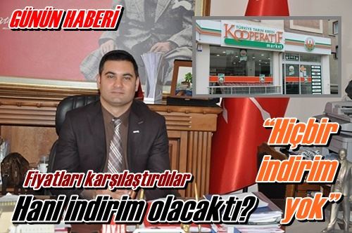 “Hiçbir indirim yok”