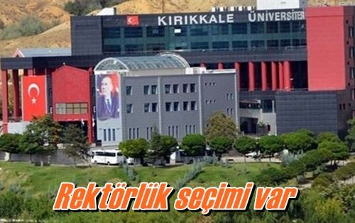 Rektörlük seçimi var