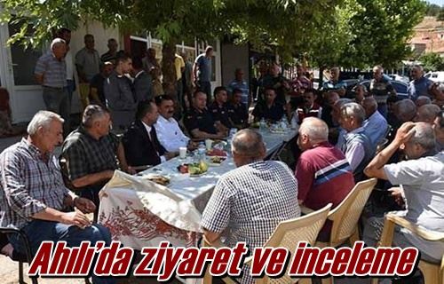 Ahılı’da ziyaret ve inceleme