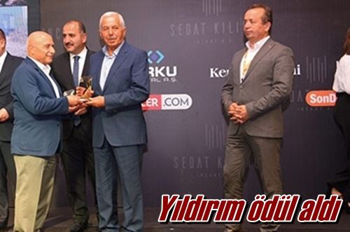 Yıldırım ödül aldı