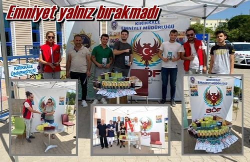 Emniyet yalnız bırakmadı