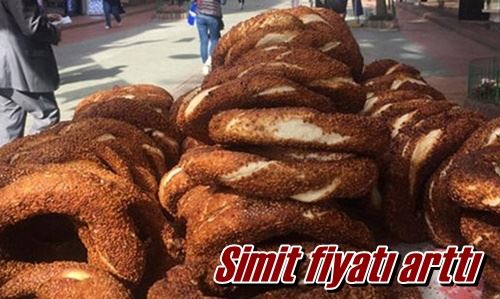 Simit fiyatı arttı