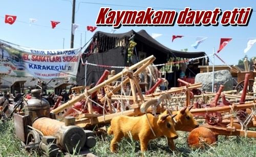 Kaymakam davet etti