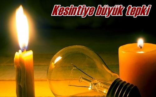 Kesintiye büyük tepki