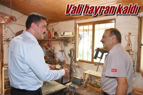 Vali hayran kaldı