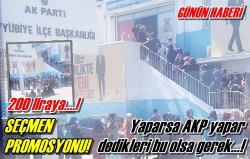Yaparsa AKP yapar  dedikleri bu olsa gerek…!