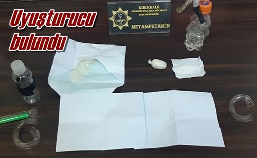 Uyuşturucu bulundu