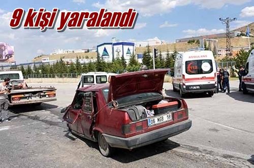 9 kişi yaralandı