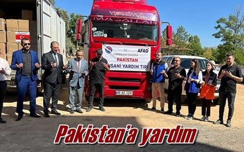 Pakistan’a yardım