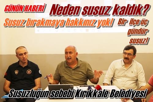Neden susuz kaldık?