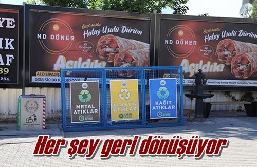 Her şey geri dönüşüyor