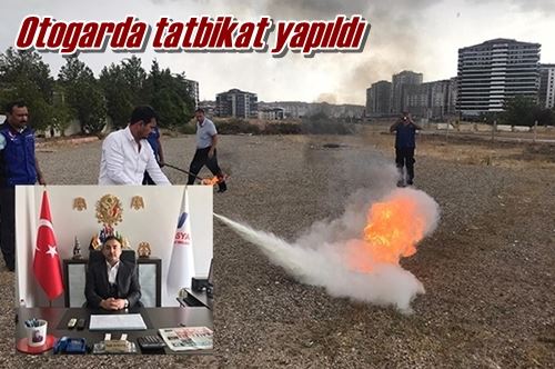 Otogarda tatbikat yapıldı