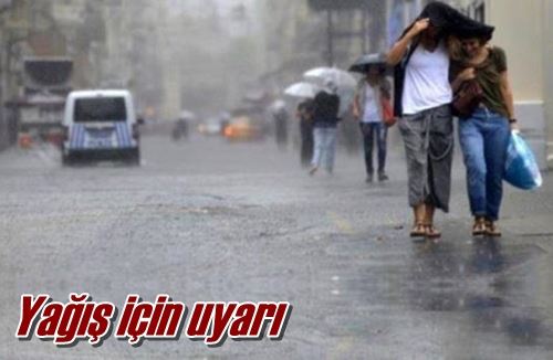 Yağış için uyarı