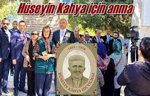 Hüseyin Kahya için anma