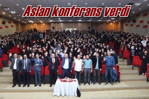 Aslan konferans verdi