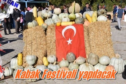 Kabak Festivali yapılacak