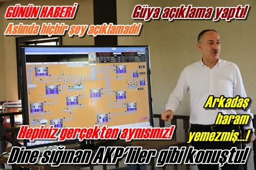 Güya açıklama yaptı!