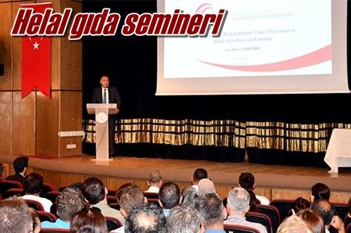 Helal gıda semineri