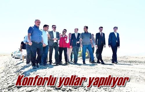 Konforlu yollar yapılıyor