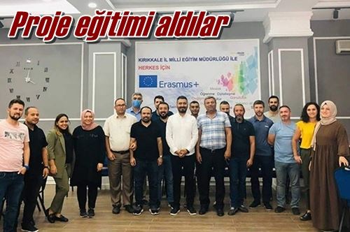 Proje eğitimi aldılar