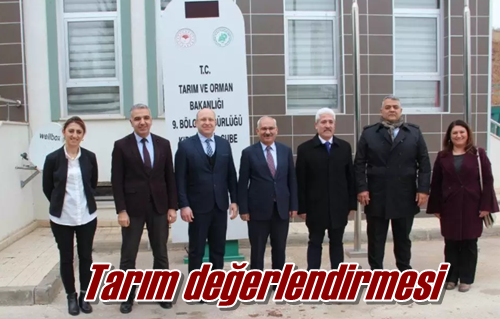 Tarım değerlendirmesi