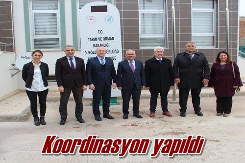 Koordinasyon yapıldı