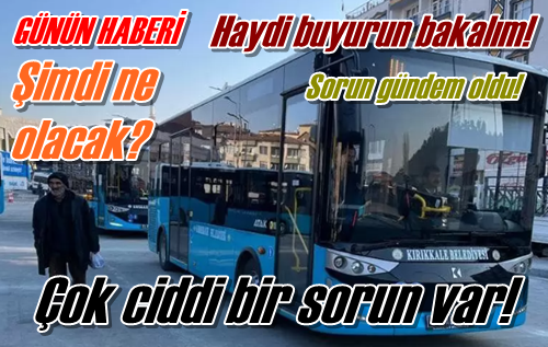 Çok ciddi bir sorun var!