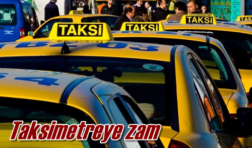 Taksimetreye zam 