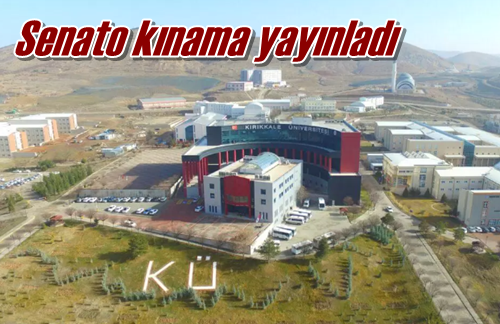 Senato kınama yayınladı