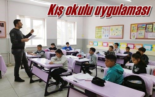 Kış okulu uygulaması