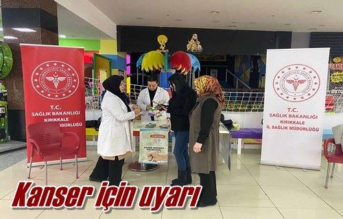 Kanser için uyarı