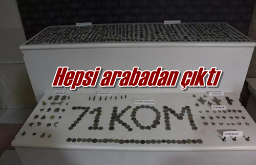 Hepsi arabadan çıktı