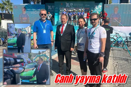 Canlı yayına katıldı