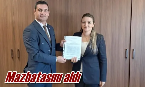 Mazbatasını aldı