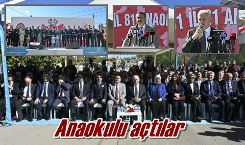 Anaokulu açtılar