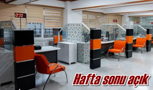 Hafta sonu açık