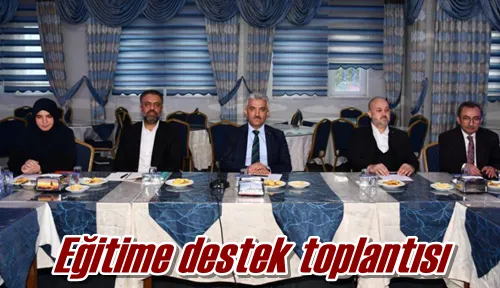 Eğitime destek toplantısı