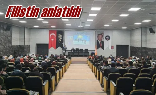 Filistin anlatıldı